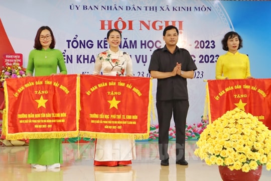 Kết quả thi vào lớp 10 ở thị xã Kinh Môn tăng 7 bậc