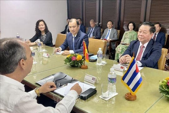 Việt Nam, Cuba tăng cường hợp tác trong công tác tư tưởng, tuyên giáo