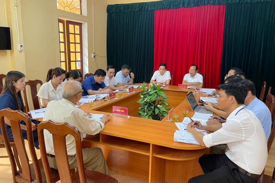 Đồng chí Phó Bí thư Thường trực Tỉnh ủy Hải Dương Lê Văn Hiệu dự tiếp công dân huyện Kim Thành