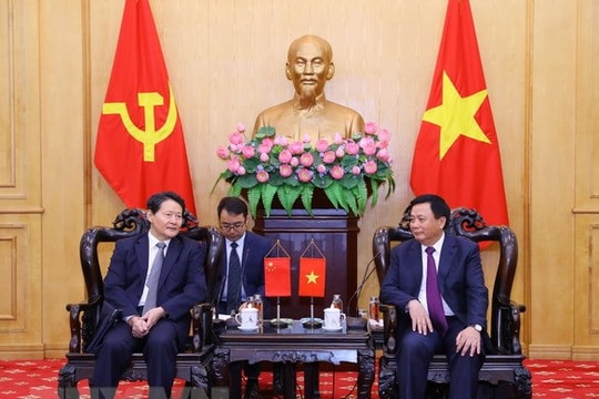Việt Nam-Trung Quốc tăng cường chia sẻ kinh nghiệm trong xây dựng Đảng