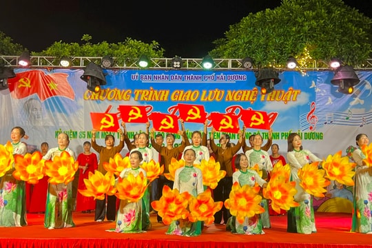 Hấp dẫn chương trình văn nghệ kỷ niệm 85 năm thành lập Đảng bộ TP Hải Dương