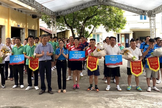 Sôi nổi Giao lưu thể thao, nấu ăn tại Công đoàn Chi cục Thủy lợi