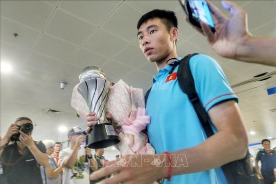 U23 Việt Nam về nước sau khi vô địch U23 Đông Nam Á 2023