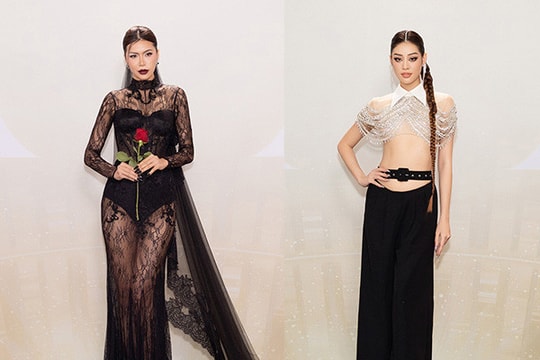 Minh Tú hoá cô dâu đen, Khánh Vân "hở bạo" dự chung kết Miss Grand Vietnam