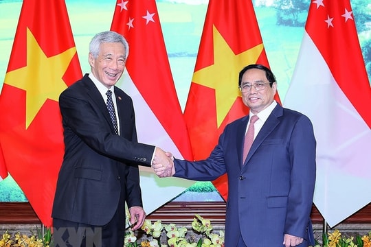 Việt Nam-Singapore nhất trí thúc đẩy Đối tác Kinh tế Xanh-Kinh tế Số