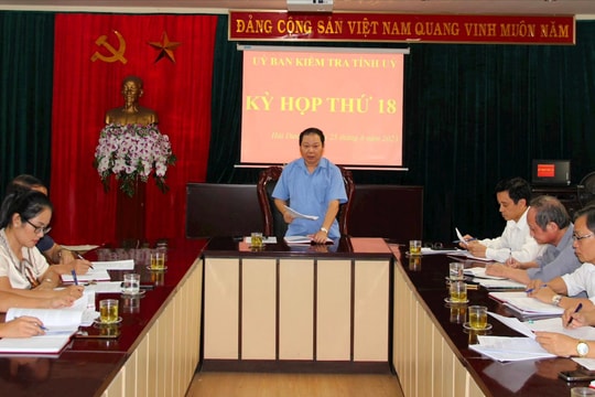 Đề nghị xử lý kỷ luật nguyên Trưởng Công an TP Chí Linh