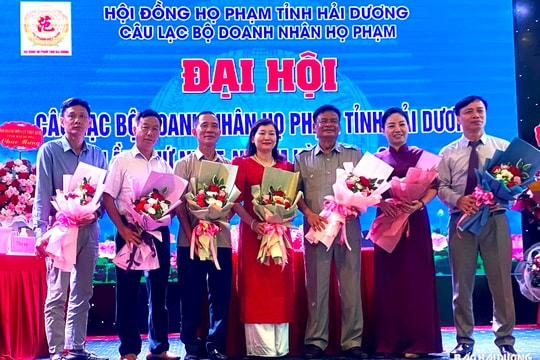 Câu lạc bộ doanh nhân họ Phạm Hải Dương gắn bó, hỗ trợ hội viên