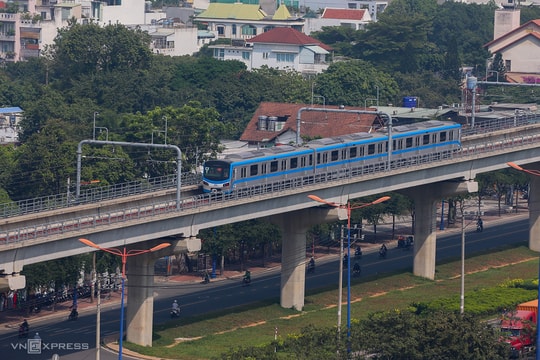 Tàu Metro số 1 chạy thử toàn tuyến