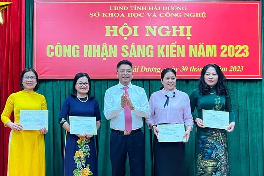 Hải Dương công nhận 157 sáng kiến cấp tỉnh