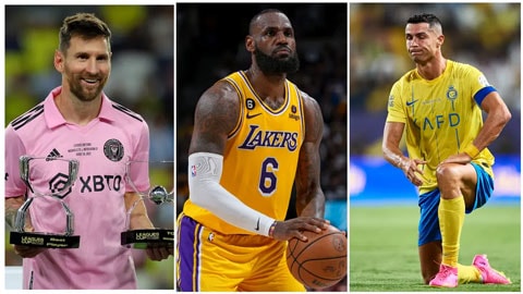 Top 10 vận động viên nổi tiếng nhất mọi thời đại: Messi thứ 7, Ronaldo không có tên