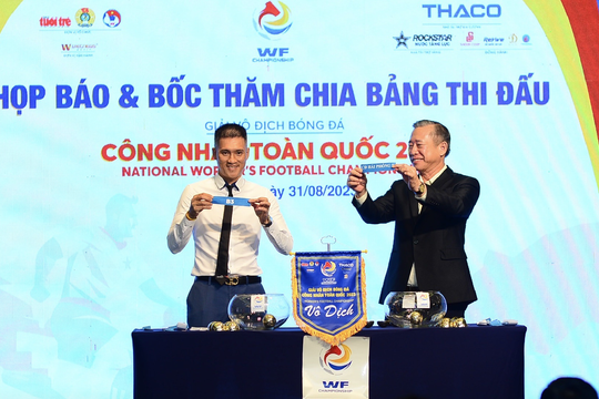 Bốc thăm chia bảng Giải vô địch bóng đá công nhân toàn quốc 2023