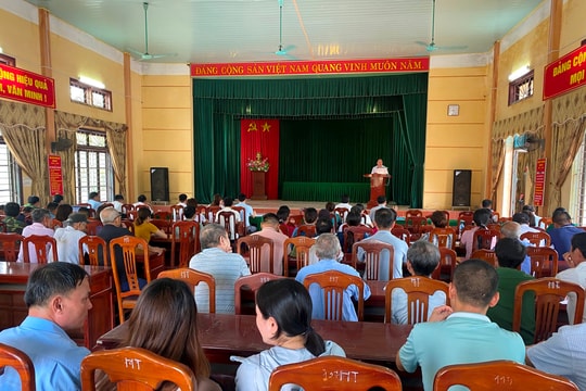 Hơn 300 tổ chức, hộ dân thuộc diện thu hồi đất thực hiện Dự án Cải tạo, nâng cấp đường tỉnh 391 