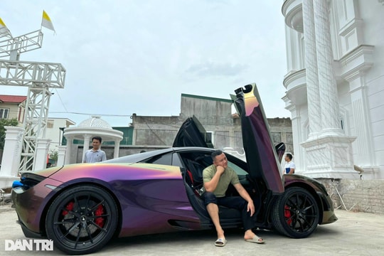 Siêu xe McLaren 720S giá 20 tỷ đồng xuất hiện ở vùng quê tỉnh Nghệ An