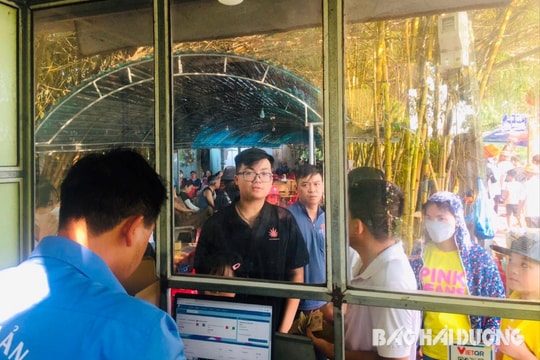 Điểm du lịch đầu tiên ở Hải Dương bán vé điện tử cho khách tham quan