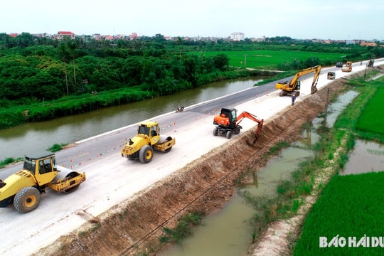 Ngày Quốc khánh trên những công trường giao thông trọng điểm ở Hải Dương