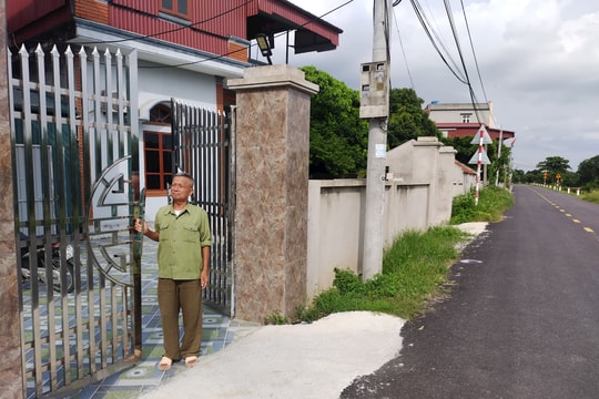 Người đảng viên ở Thanh Miện hiến hơn 100 m2 đất ở để mở rộng đường