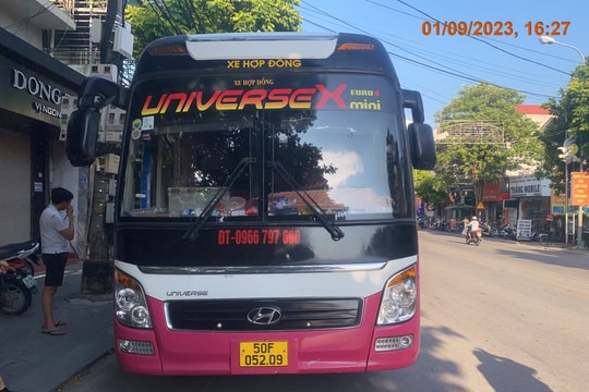 Dùng bằng lái xe tải để lái xe khách