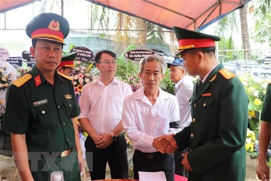 Thực hiện tốt nhất chính sách với gia đình trung tá hy sinh cứu người