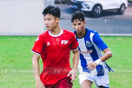 Hạ Porto, U16 PVF giành hạng 3 giải giao hữu quốc tế ở Trung Quốc