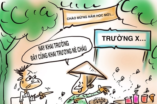 Khai giảng... khai trương