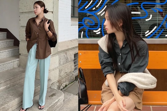 Làm thế nào để trông trẻ trung khi diện áo sơ mi tối màu?