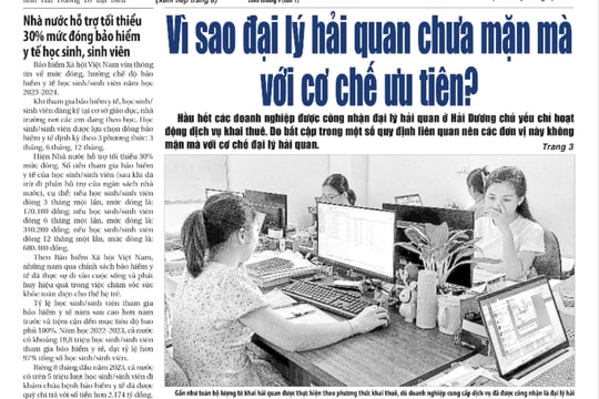 Xem gì trên báo Hải Dương ngày 7/9?
