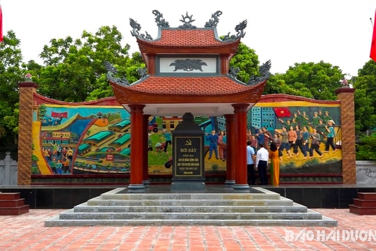 Cẩm Giàng hoàn thành cải tạo di tích "Nơi thành lập chi bộ Đảng đầu tiên"