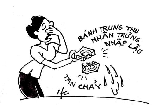 Bánh Trung thu nhân trứng... chảy