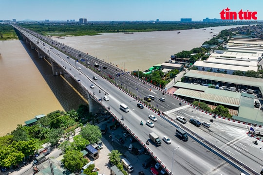 Sau khi hợp nhất hai cầu Vĩnh Tuy, không còn cảnh ùn tắc giao thông