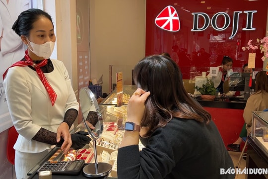 Giá vàng Hải Dương cao nhất trong vòng 1 năm qua, ít giao dịch