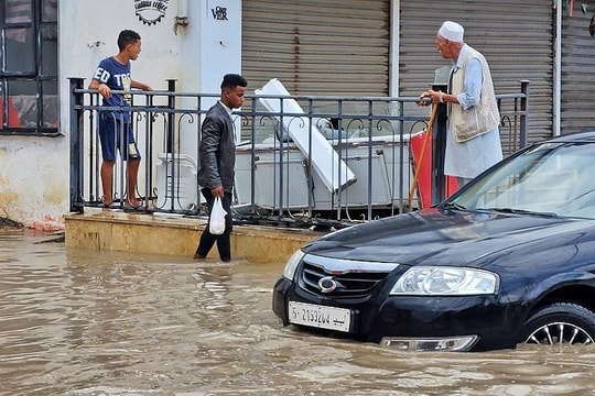 Bão mạnh càn quét miền Đông Libya, ít nhất 25 người thiệt mạng