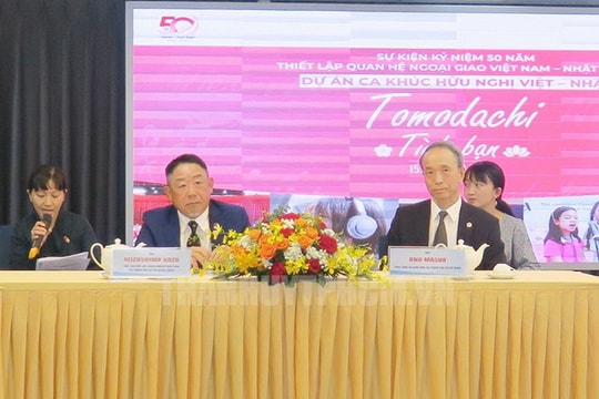 Phát động cuộc thi hát ca khúc hữu nghị Việt-Nhật “Tomodachi-Tình bạn”