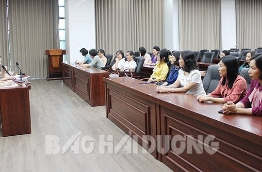 Tỷ lệ cán bộ nữ tham gia cấp ủy 3 cấp ở Hải Dương đều tăng