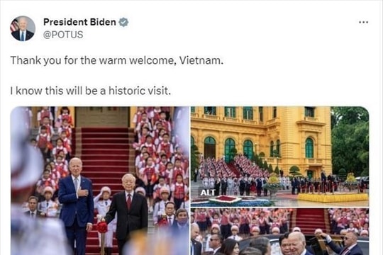 US President describes Vietnam visit a historic moment