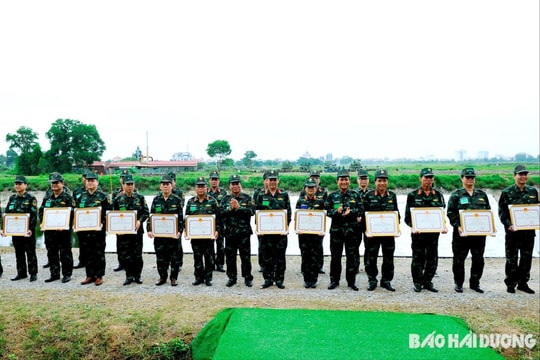 Diễn tập khu vực phòng thủ tỉnh Hải Dương thành công tốt đẹp