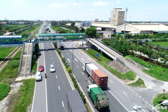 Dự kiến ngày 23/9 sẽ thi công sửa chữa mặt đường quốc lộ 5 đoạn qua huyện Kim Thành