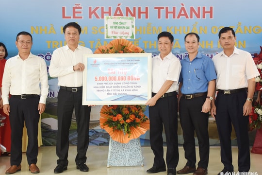 Trung tâm Y tế thị xã Kinh Môn khánh thành nhà kiểm soát nhiễm khuẩn