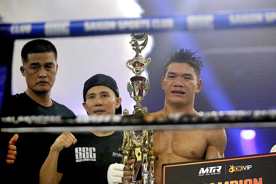 Võ sỹ Việt Nam vô địch giải Muay Thai 4-man Tournament tại TP Hồ Chí Minh