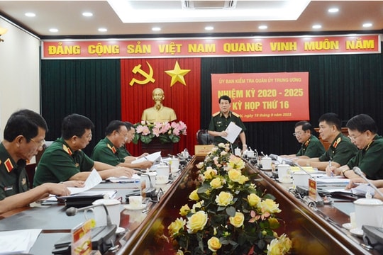 Ủy ban Kiểm tra Quân ủy Trung ương đề nghị kỷ luật 12 tập thể và 44 cá nhân
