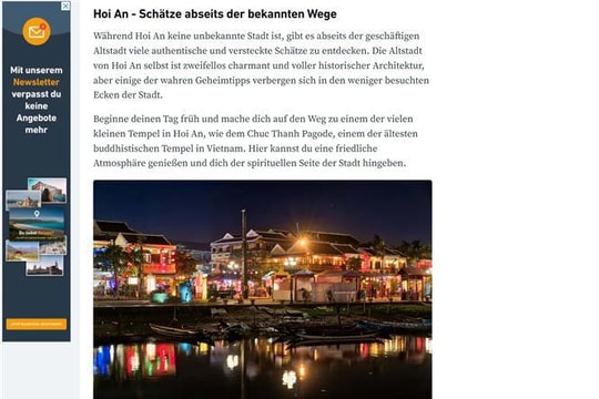 German news site introduces overlooked destinations in Vietnam
