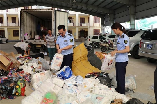 Tiêu hủy các lô hàng vi phạm hành chính bị thu giữ