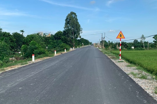 Dự án cải tạo, nâng cấp đường huyện 195 Thanh Miện cơ bản hoàn thành
