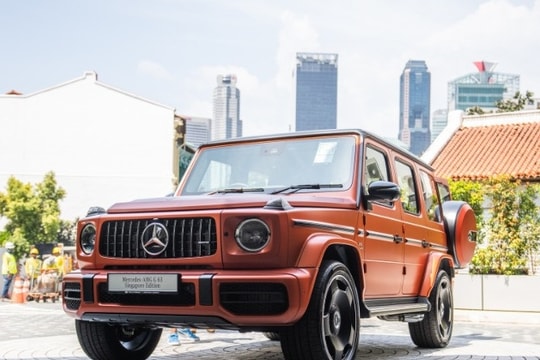 Cận cảnh Mercedes-AMG G63 phiên bản dành riêng cho Singapore