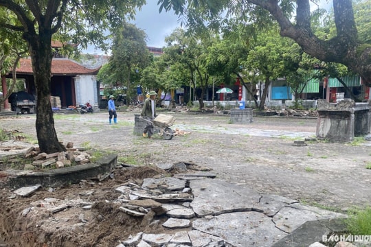Thị trấn Thanh Hà đầu tư gần 1,7 tỷ đồng tu bổ khuôn viên chùa Minh Khánh