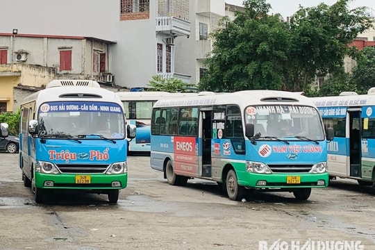 Hải Dương có 17 tuyến vận tải hành khách cố định xin ngừng khai thác