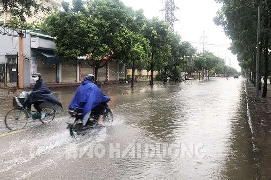 Hải Dương có thể xảy ra mưa lớn cục bộ