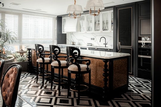 Phòng bếp 25 m2 giá 2 tỷ đồng