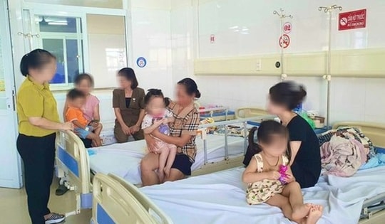 9 trẻ mầm non phải nhập viện do rối loạn tiêu hóa