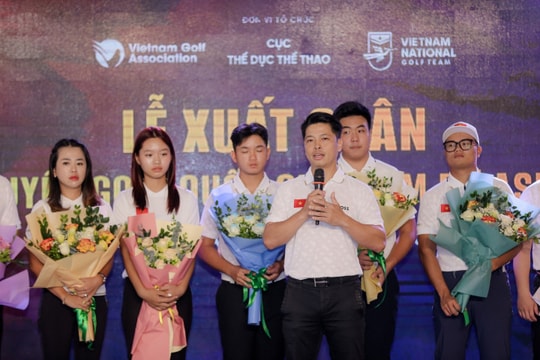 Đội tuyển Golf Việt Nam xuất quân tham dự ASIAD 19