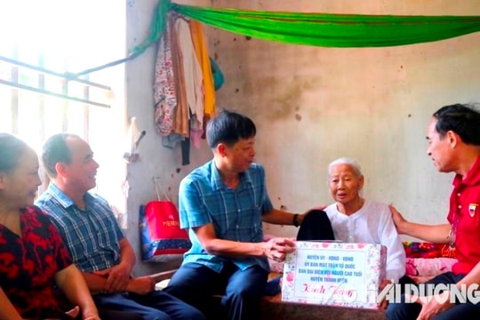 Thanh Miện chăm lo người cao tuổi khó khăn